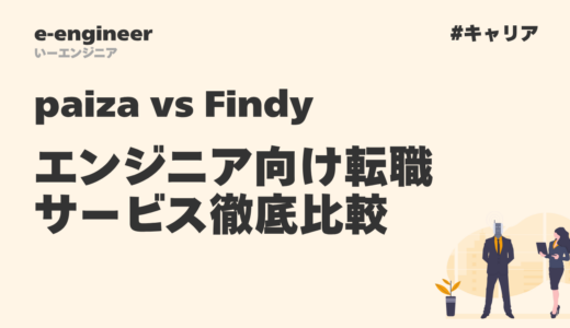 paiza & Findy エンジニア向け転職サービス徹底比較